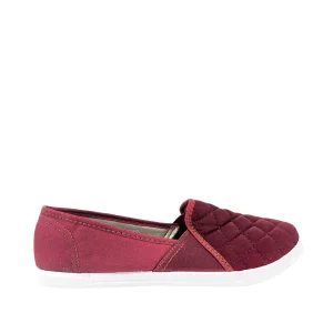 Zapatillas Quil para mujer color burgundy