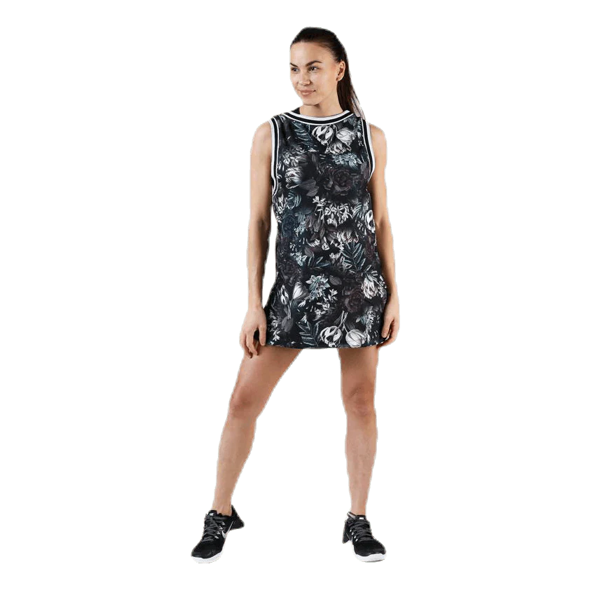 Team Dress Floral Purple/Black
