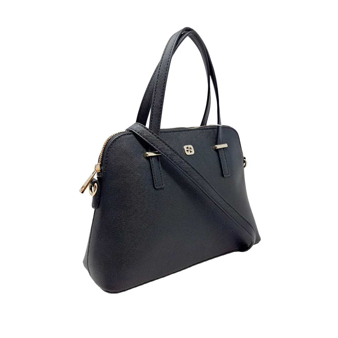 Cartera satchel Paola para mujer color negro - Imagen 3