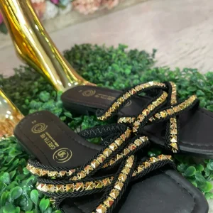 SANDALIAS BROQUELES BLACK GOL