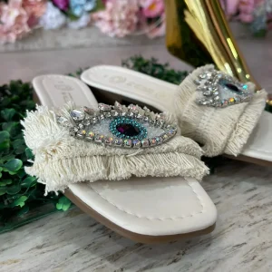 SANDALIAS OJO TURCO WHITE
