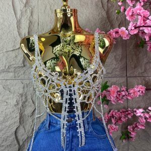 TOP DE FLORES CON CRISTALES
