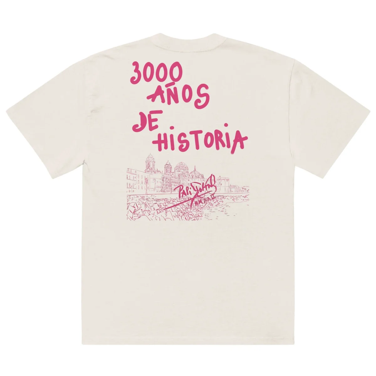 Camiseta oversize 3000 años Pink Universo Papijohn® 2.0 - Imagen 3