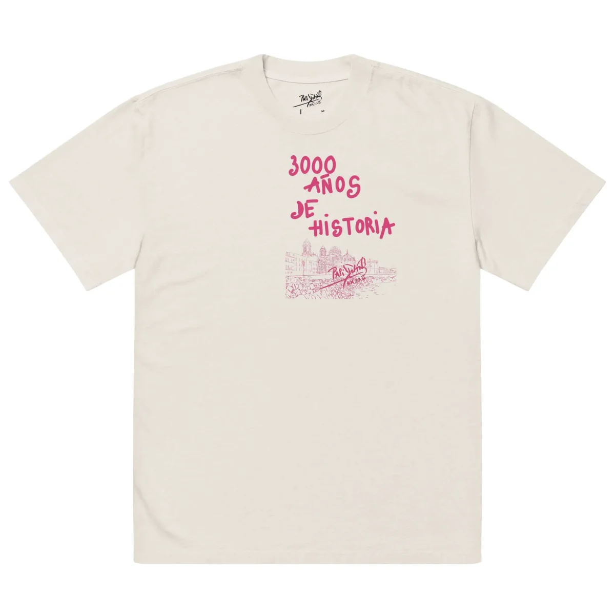 Camiseta oversize 3000 años Pink Universo Papijohn® 2.0