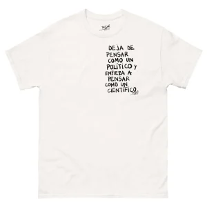 Camiseta Graff Deja de pensar como un político Universo Papijohn®